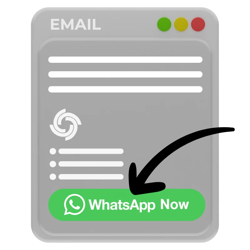 Email signatures with WhatsApp button